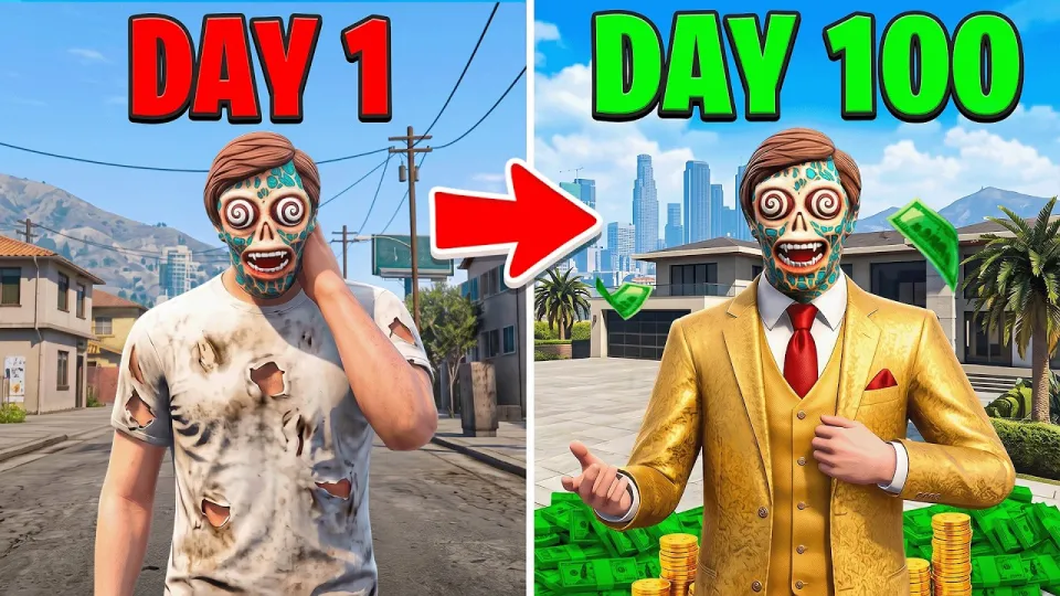 GTA 5 gameplay insights from surviving 100 days as a billionaire in 2026